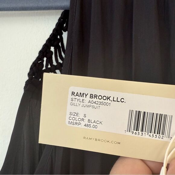 Ramy Brook Gilly Jumpsuit in Black XS NWT - Picture 11 of 11